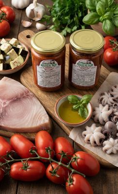 Sugo Artigianale a Base di Pesce - Azienda Familiare Oliveto - Calabria - Castrovillari