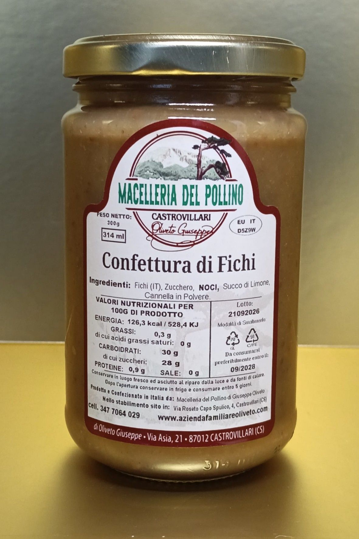 Confettura di Fichi da 314 ml