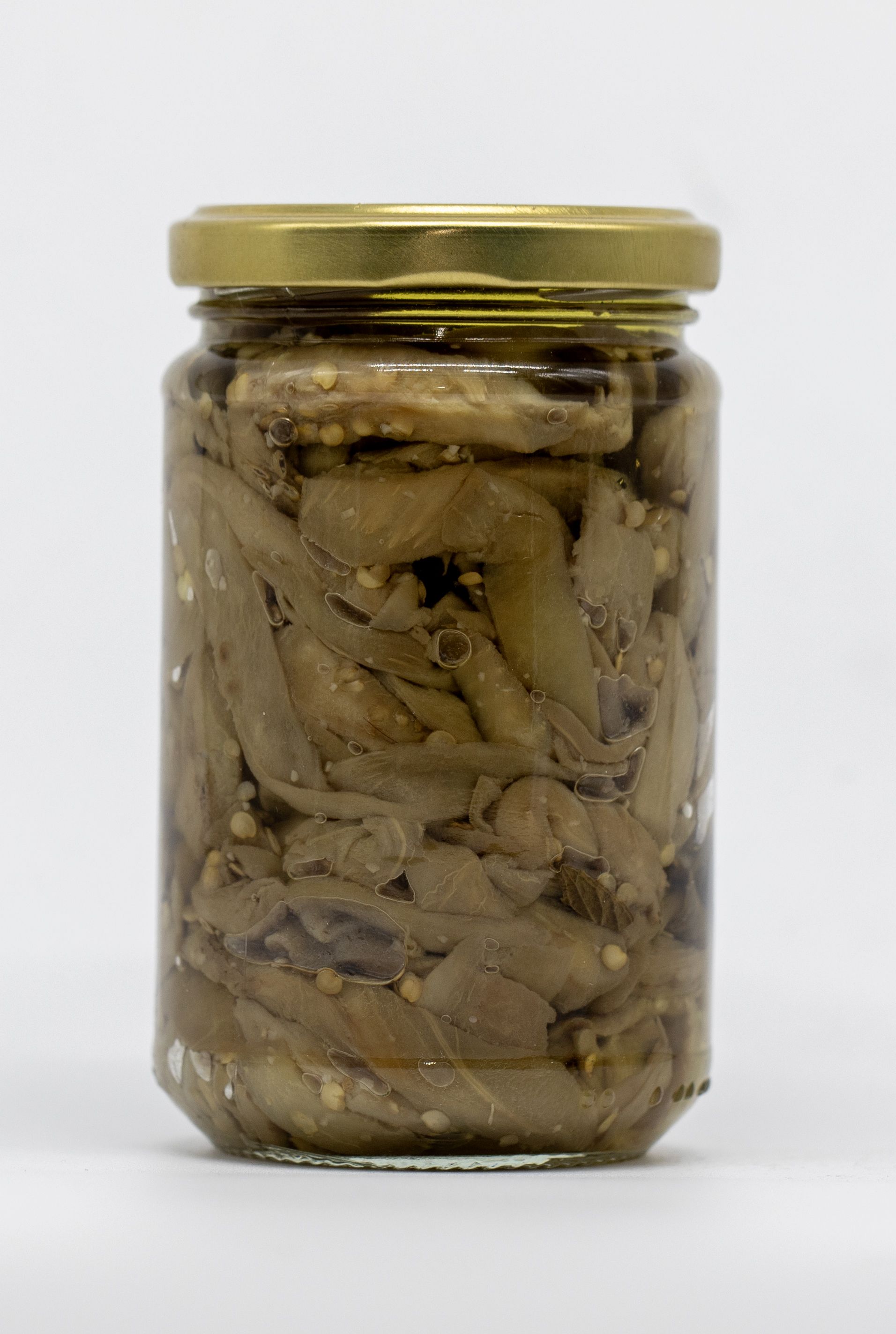 Melanzane sott'olio con Menta e Peperoncino