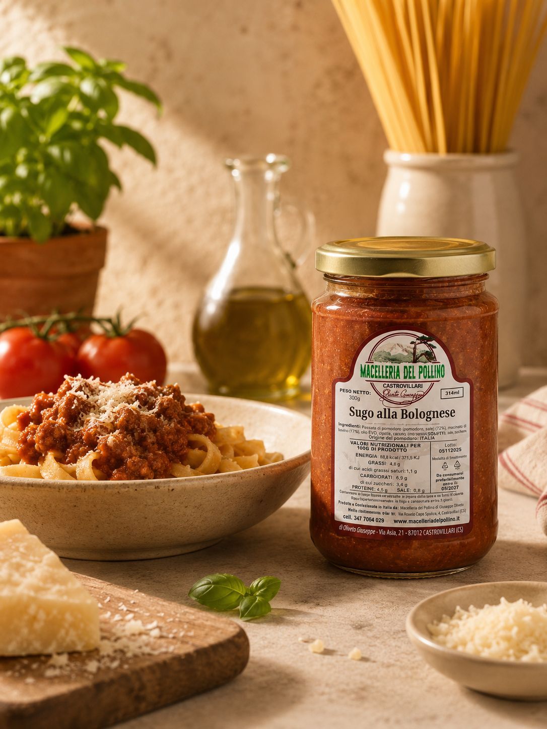 Sugo Pronto alla Bolognese - Azienda Familiare Oliveto - Calabria - Castrovillari