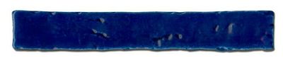 Plaqueta Esmaltada Azul Cobalto 230X15X37