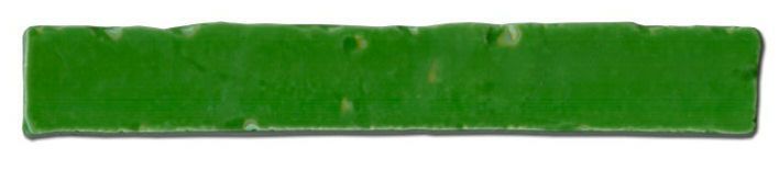 Plaqueta Esmaltada Verde 230X15X37