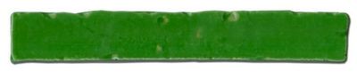 Plaqueta Esmaltada Verde 230X15X37
