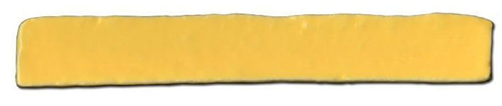 Plaqueta Esmaltada Amarillo 230X15X37