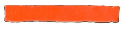 Plaqueta Esmaltada Naranja 230X15X37