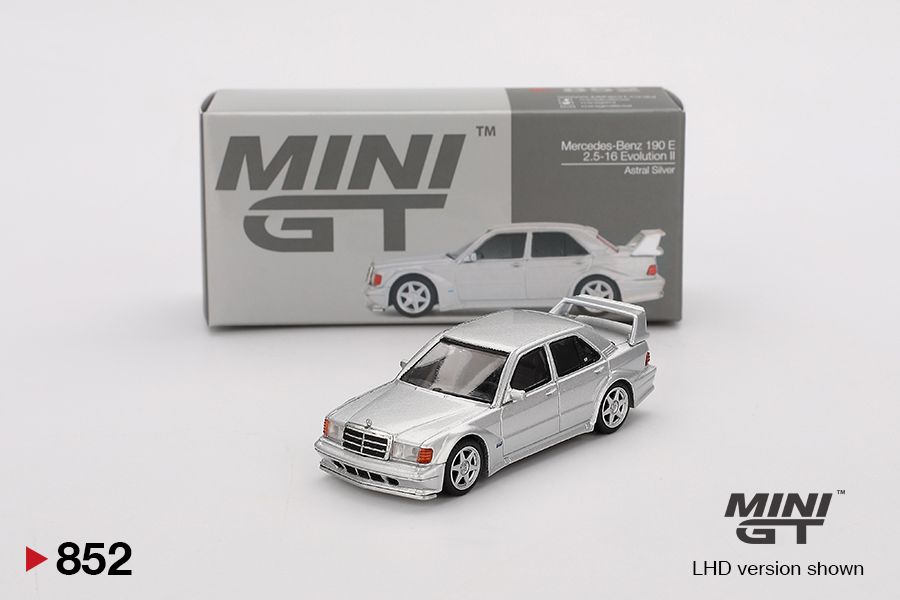 Mini GT Mercedes-Benz 190E 2,5-16 EVO II Astral Silver