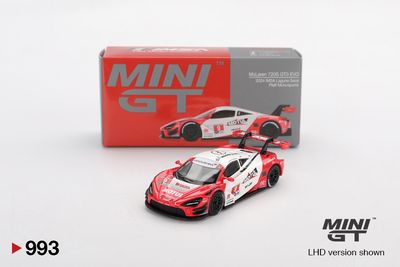 Mini GT McLaren 720S GT3 Evo Pfaff Motorsports 2024 IMSA Laguna Seca