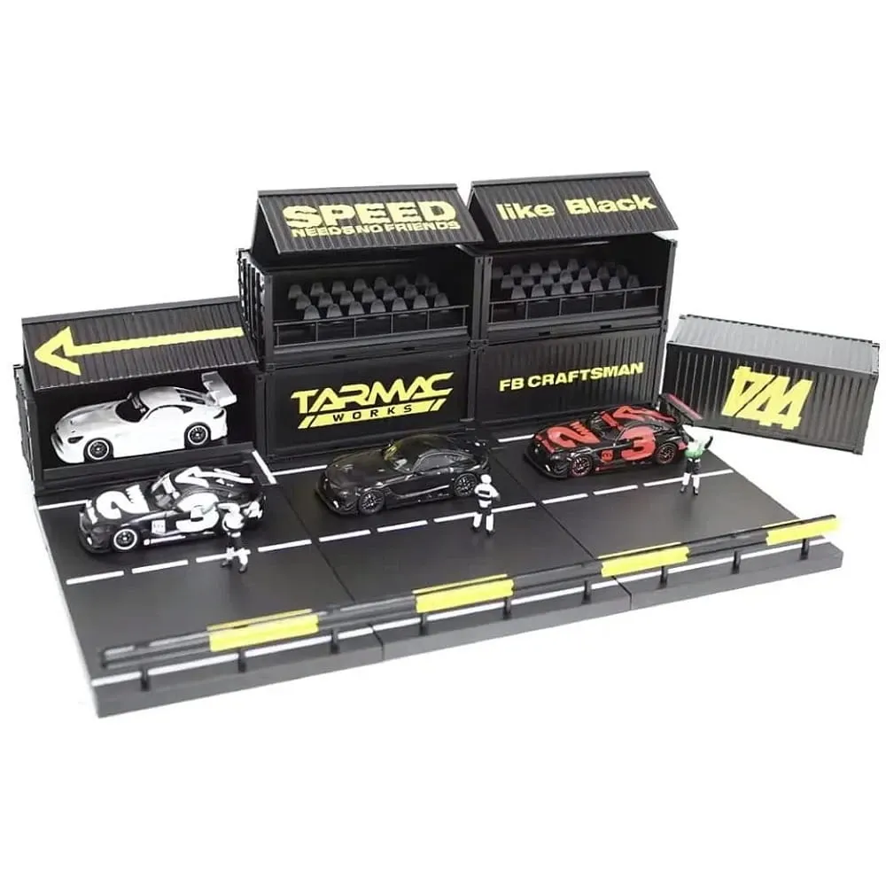 Tarmac Mercedes Benz AMG GT3 Box Set Diorama Like Black Special Edition