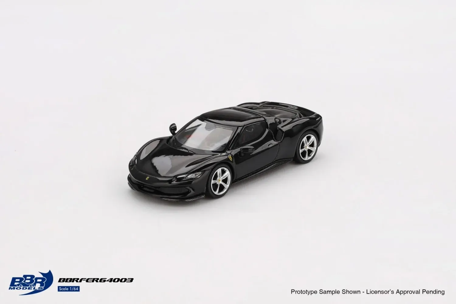 BBR Ferrari 296 GTB Nero Daytona