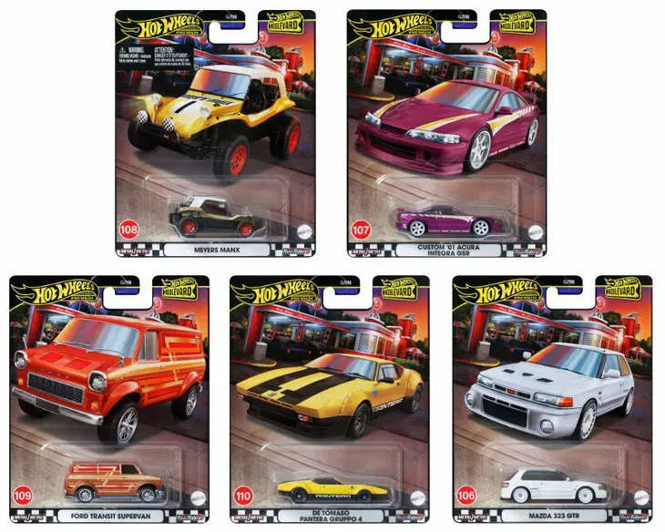 Hot Wheels Boulevard 107-110 Zestaw