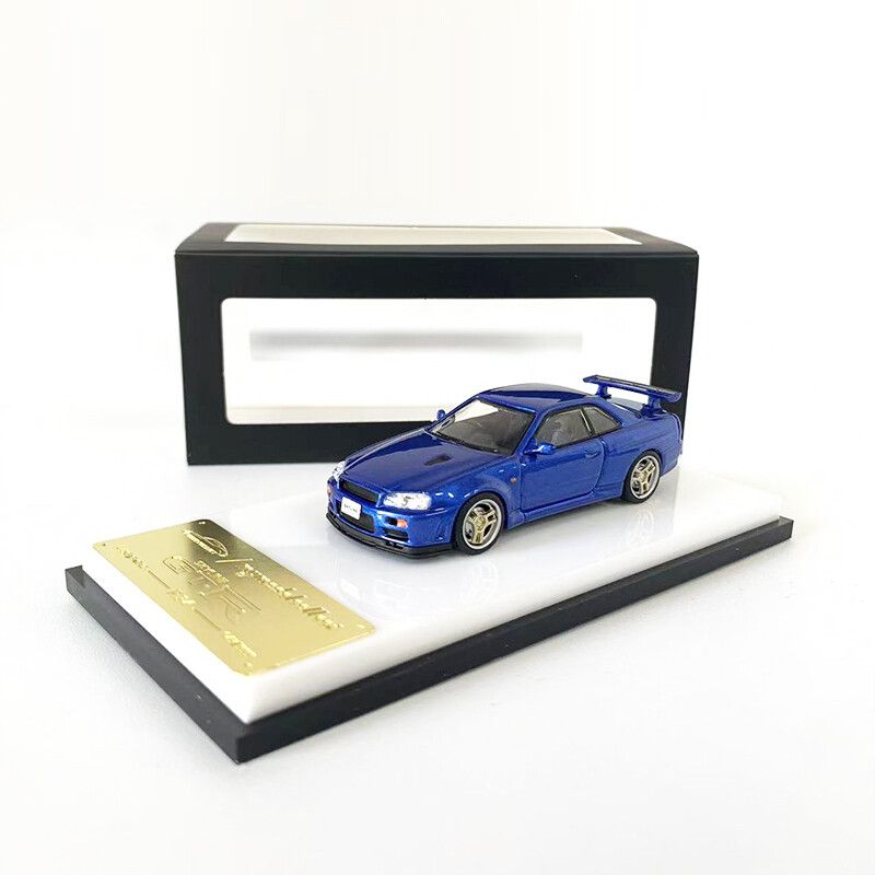 My Model Collect Nissan Skyline GT-R V-spec R34 Bayside Blue Limited Edition