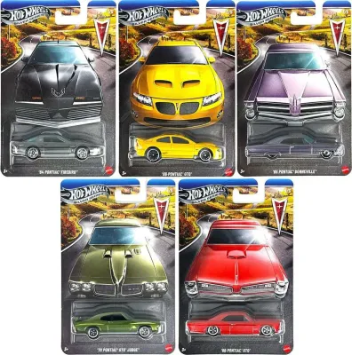 Hot Wheels Silver Series Pontiac Celebrations 2025 Set