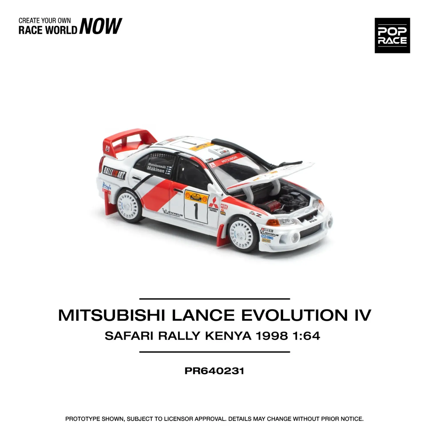 Pop Race Mitsubishi Lancer Evolution IV
