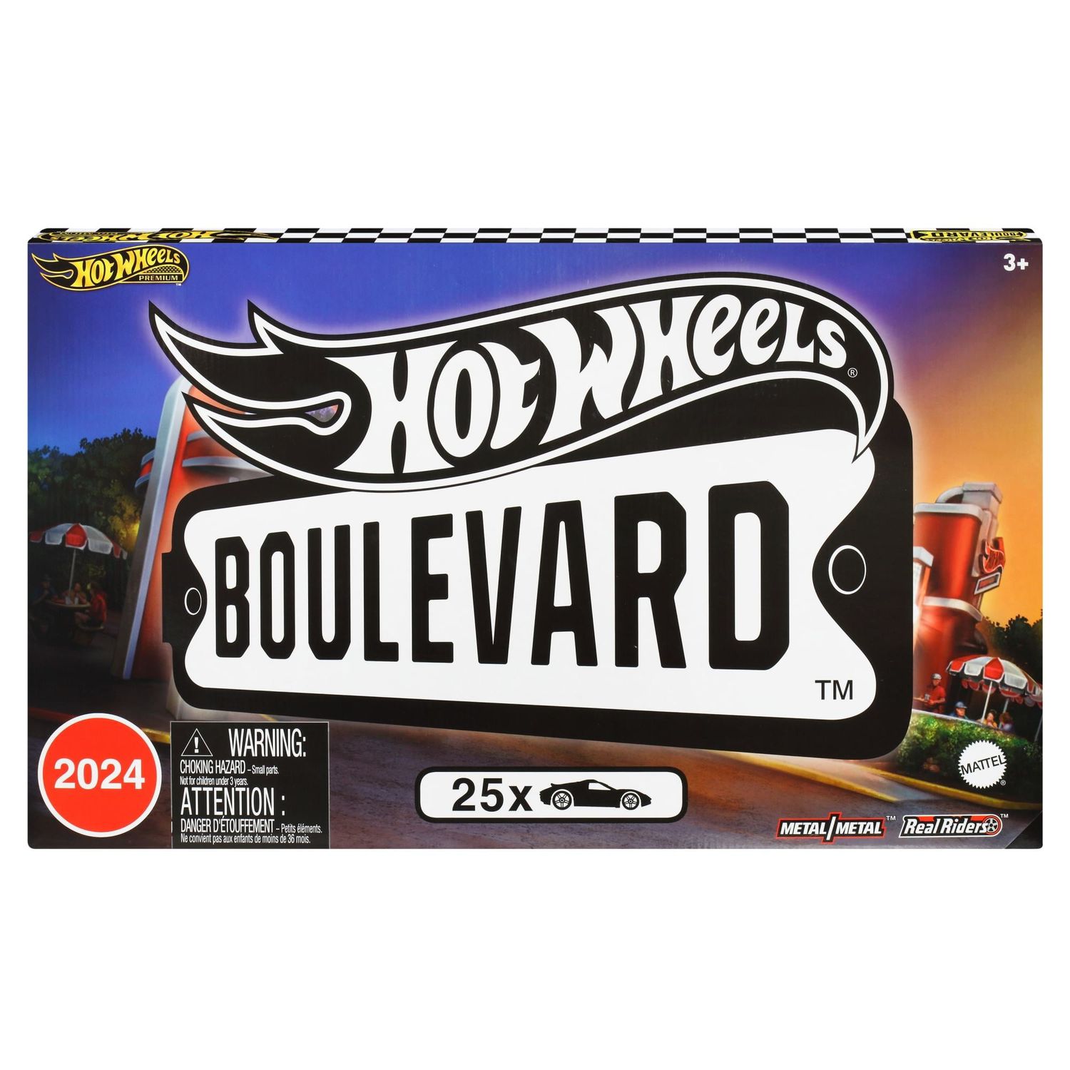 Hot Wheels Boulevard Deluxe Factory 25 Car Set 2024