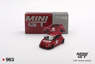Mini GT LB-WORKS x Abas Works ABARTH 595 Red