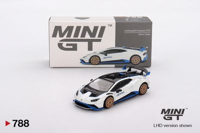 Mini GT Lamborghini Huracán STO Bianco Asopo