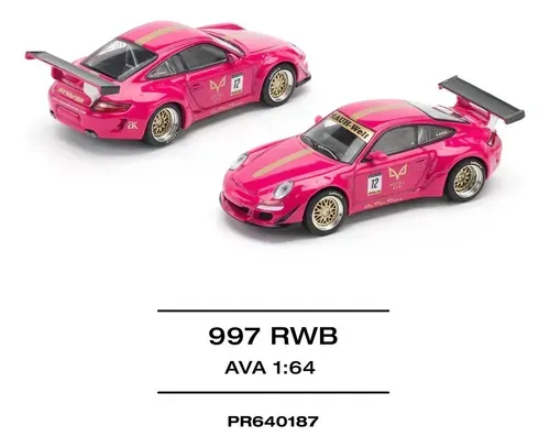 Pop Race Porsche 911 RWB 997 AVA Pink