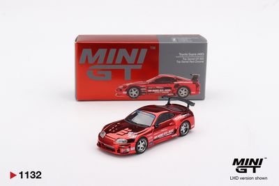 Mini GT Toyota Supra (A80) Top Secret GT-300 Red Chrome