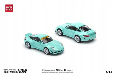 Pop Race Porsche 997 RWB Tiffany Blue