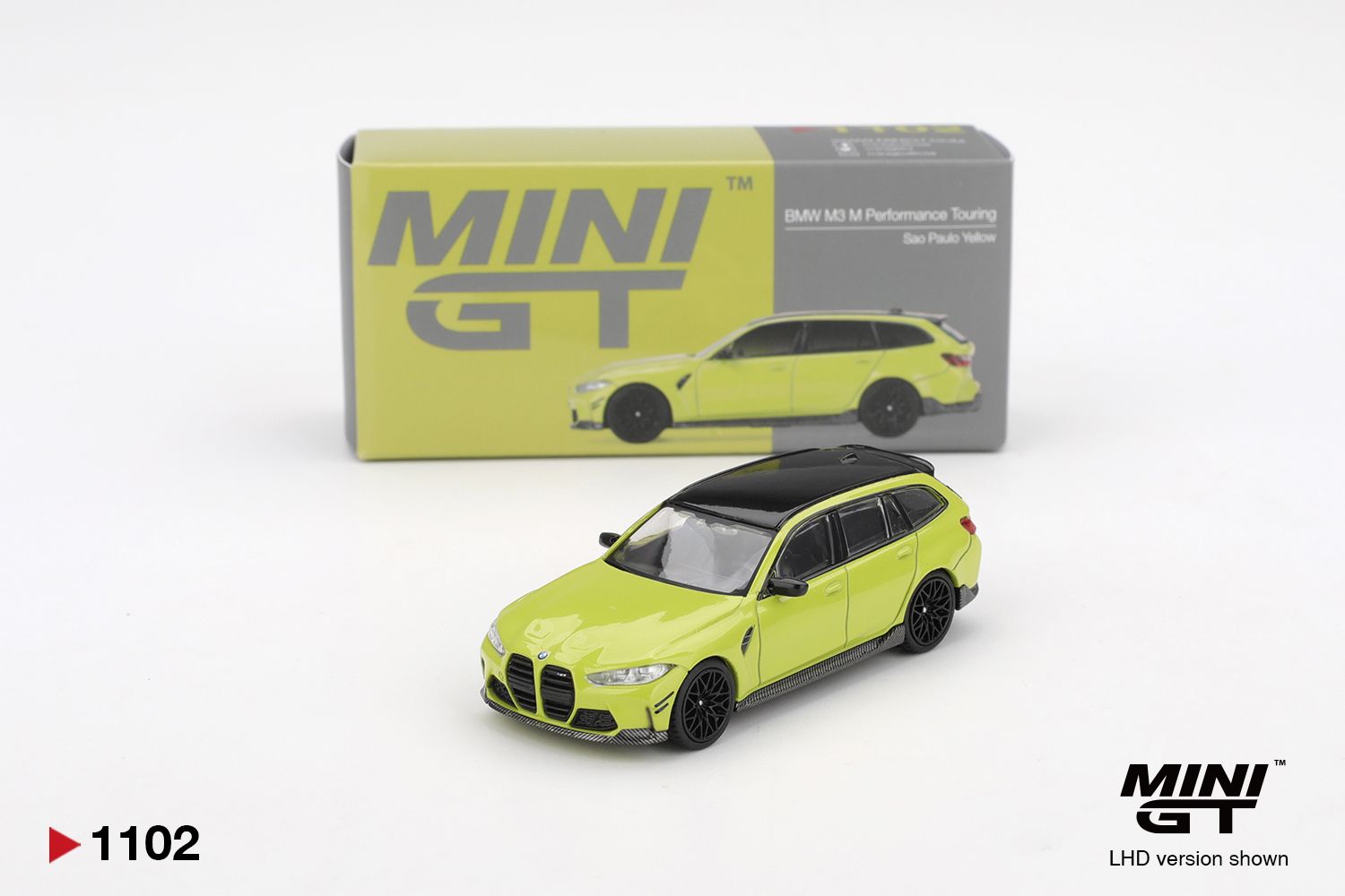 Mini GT BMW M3 M Performance Touring Sao Paulo Yellow
