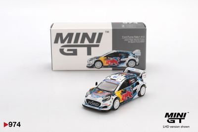 Mini GT Ford Puma Rally1 #13 M-Sport Ford WRT 2024 Rally Monte Carlo