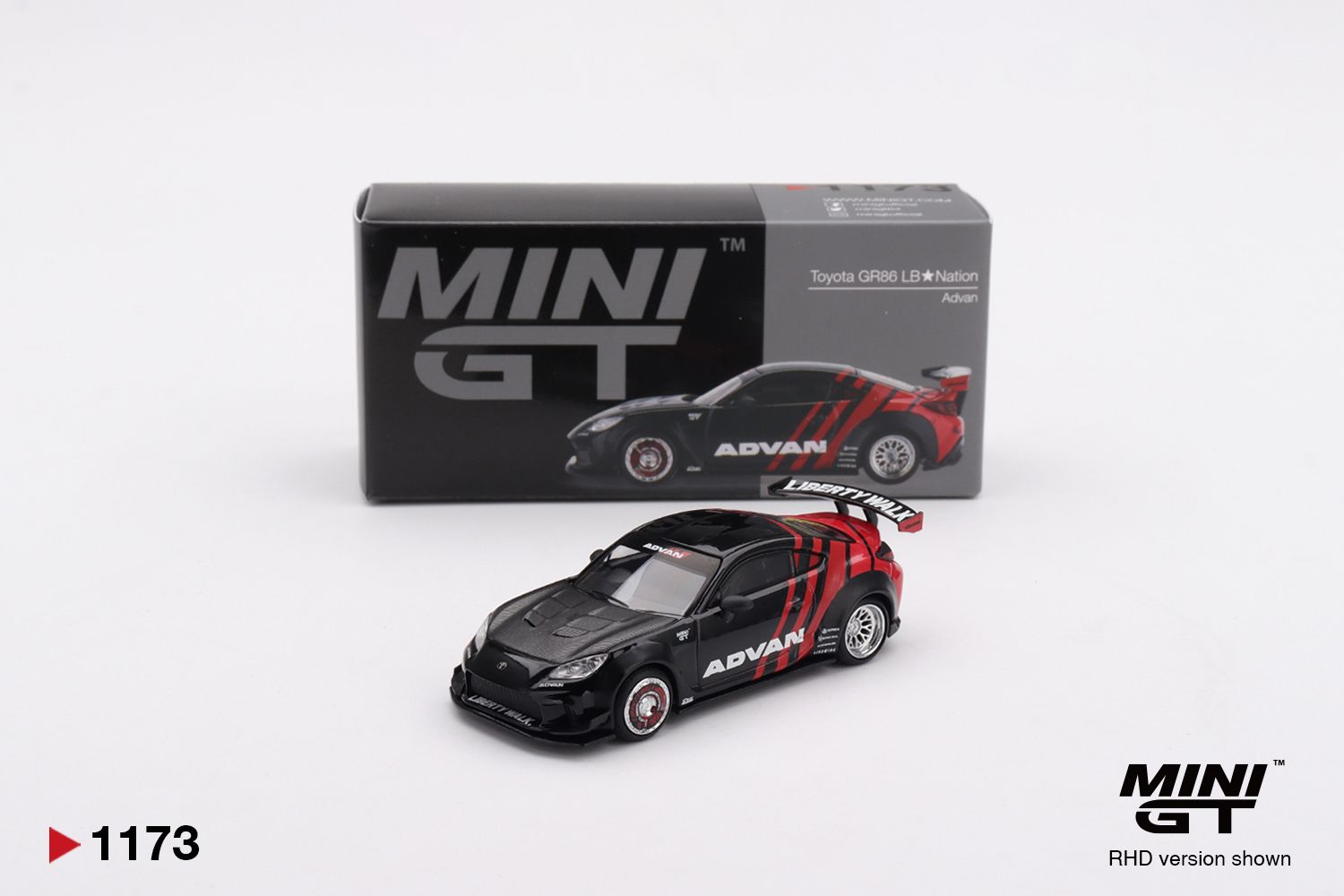 Mini GT Toyota GR86 LB★Nation Advan