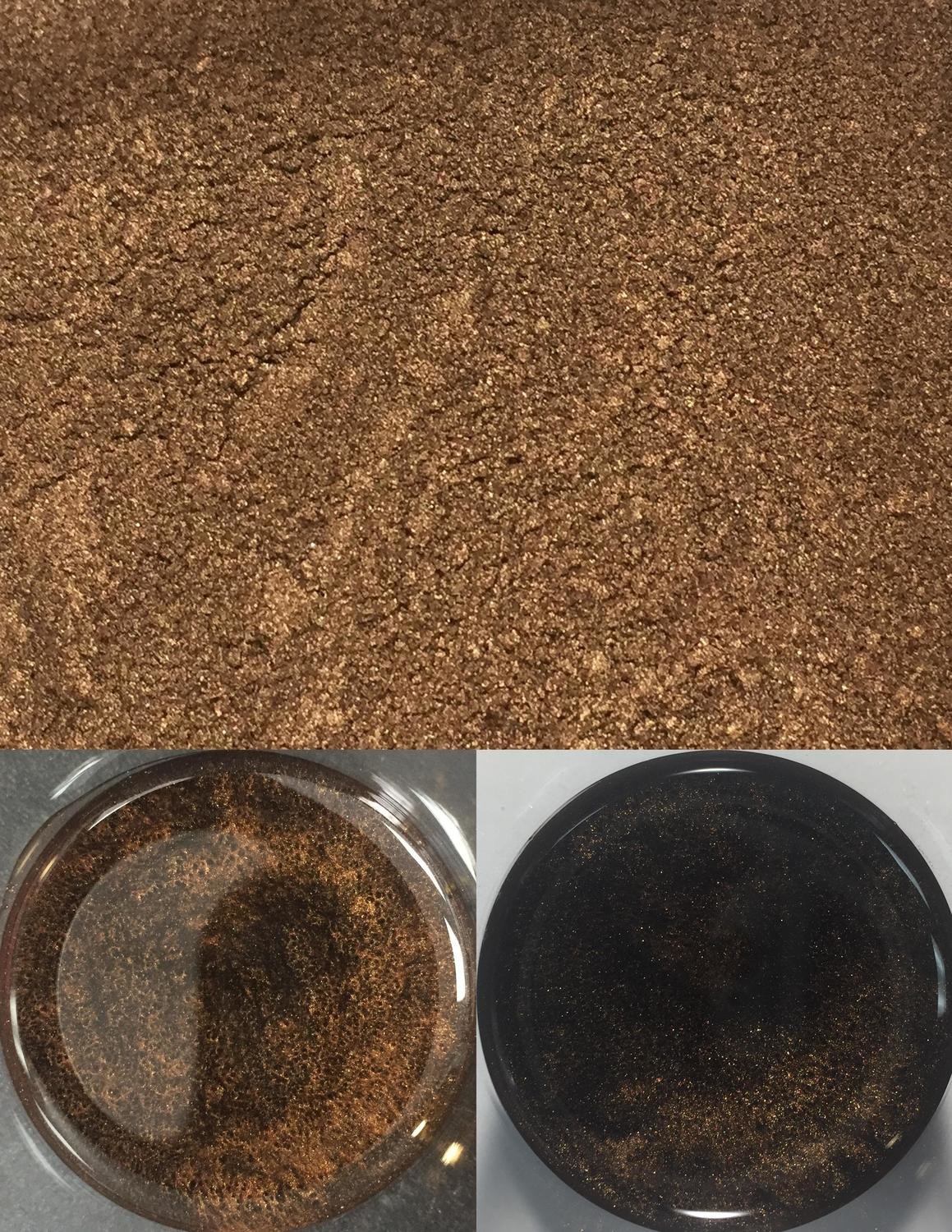 metallic pigments dark coffee/pigments métalliques café noir