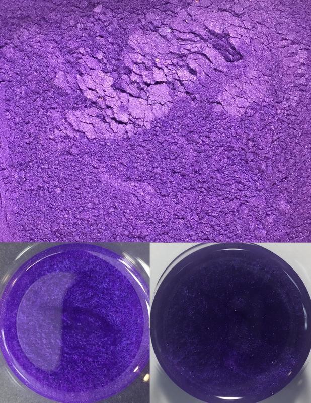 metallic pigments purple/pigments métalliques violet