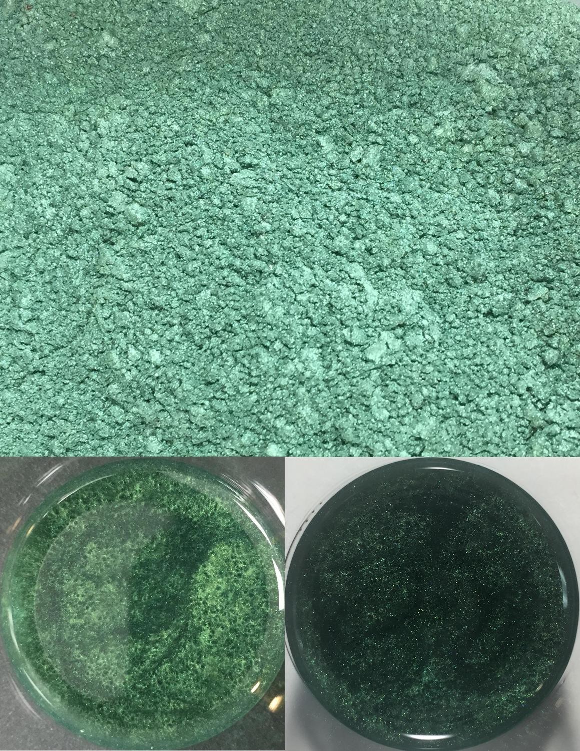 metallic pigments forest green/pigments métalliques vert forêt