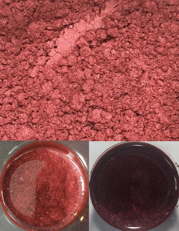 metallic pigments dark cherry/pigments métalliques cerise noire