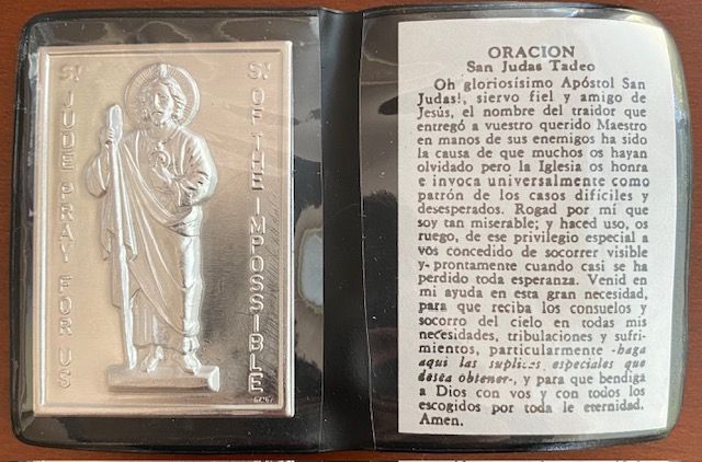 St. Jude Pocket Medal and Prayer - Spanish