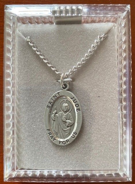 St. Jude Necklace - Oval Medal St. Jude Necklace - Oval Medal
