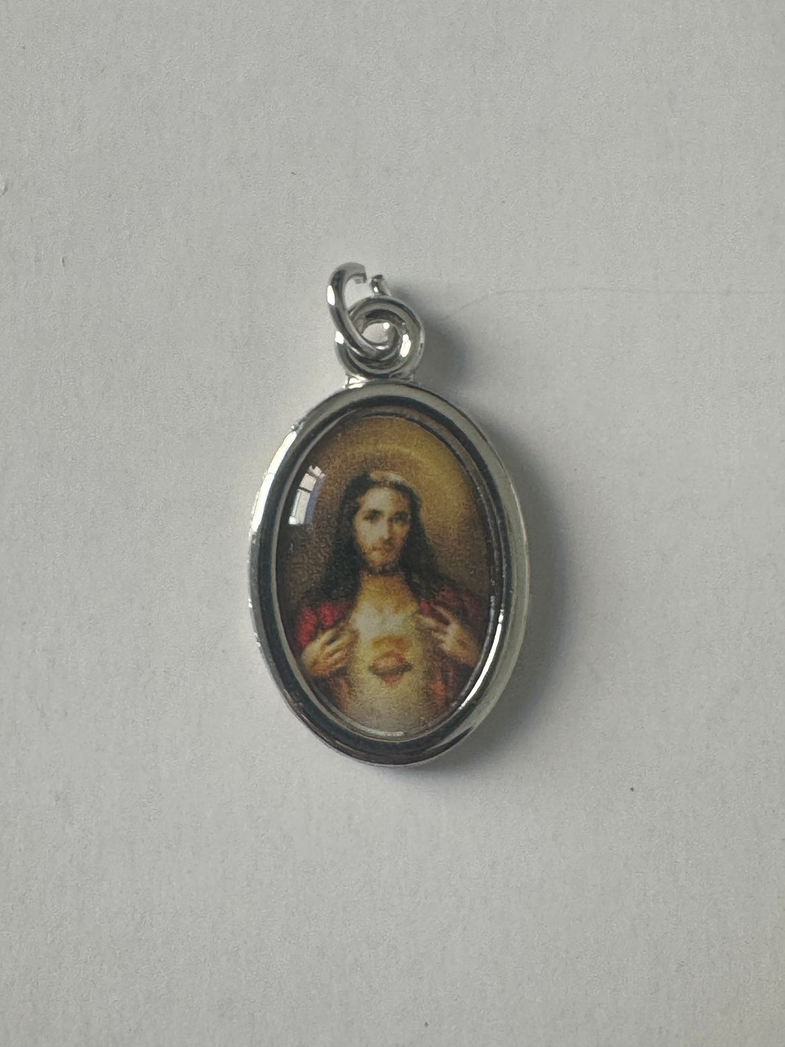 Sacred Heart of Jesus - Silver tone Frame Sacred Heart of Jesus - Silver tone Frame
