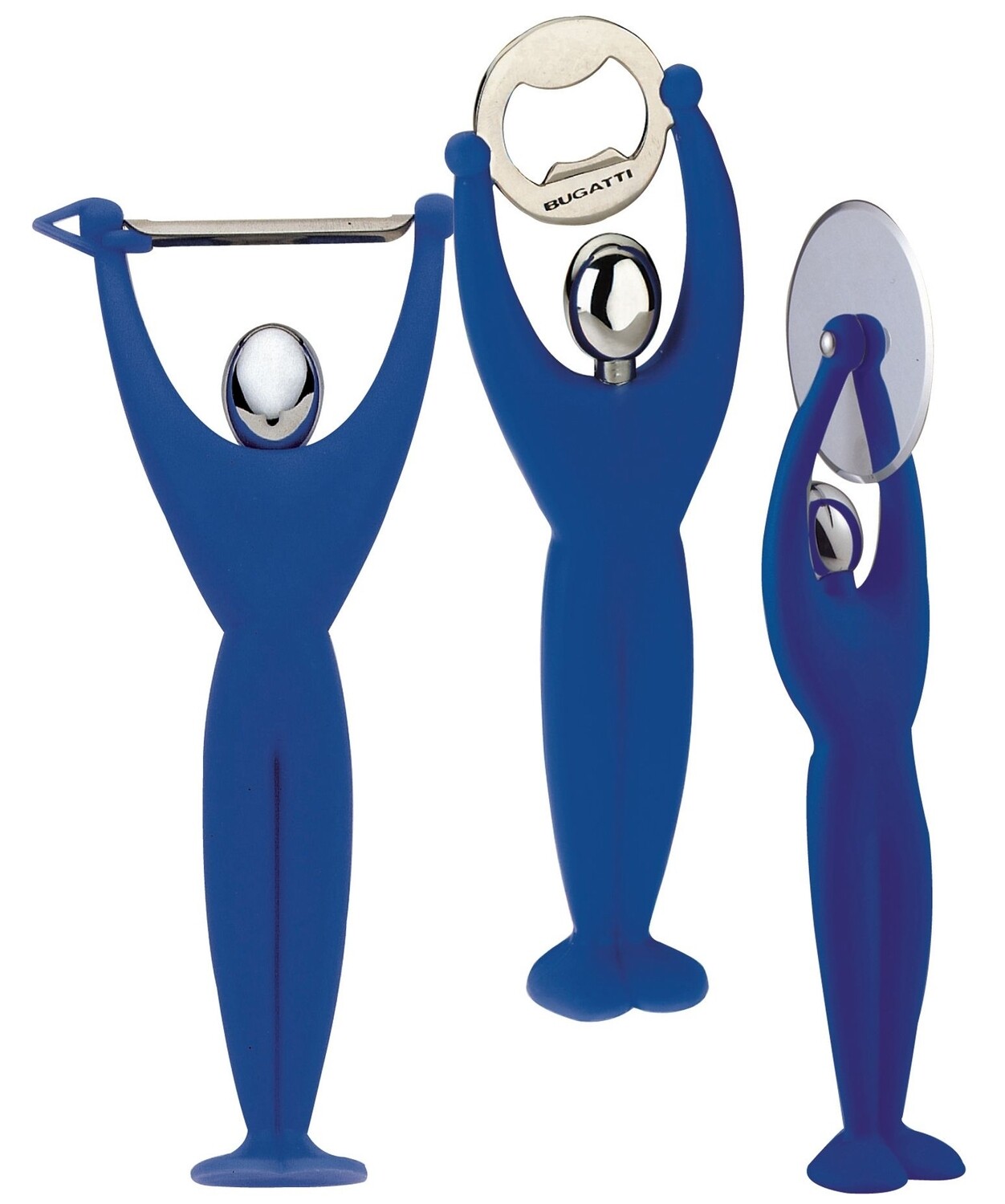 Gym Pizza Cutter / Bottle Opener / Peeler Set