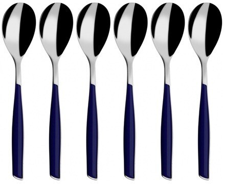 Glamour Coffee Spoons Set navy blue