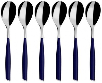 Glamour Coffee Spoons Set navy blue