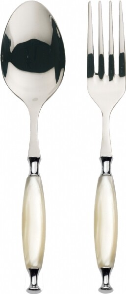 Country 2 Piece Serving Set ivory