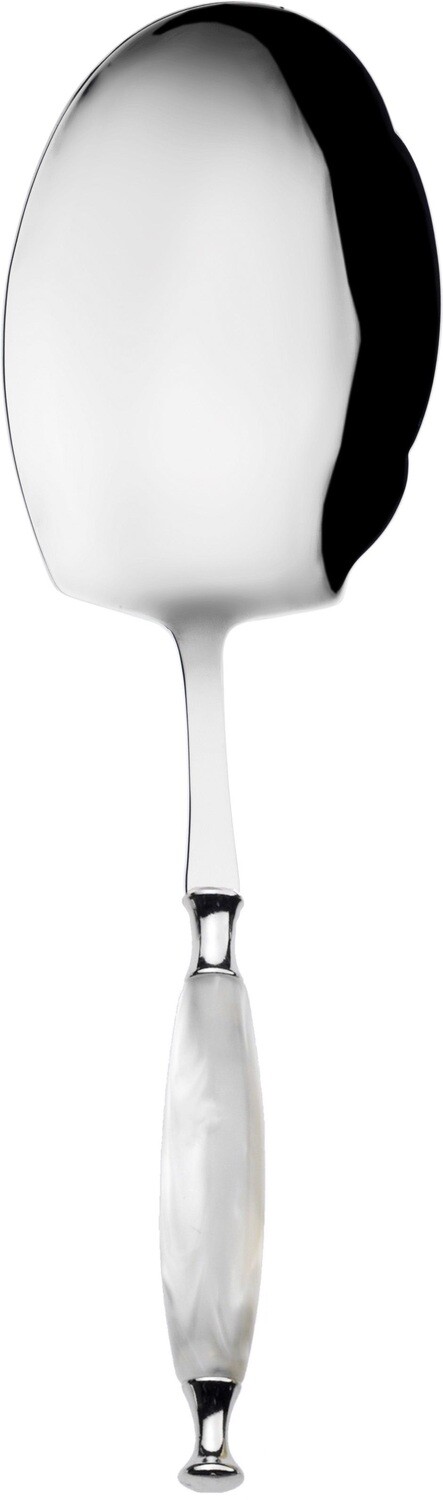 Country Kebab Serving Spoon white