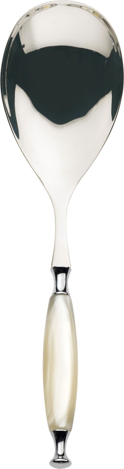 Country Rice Casserole Serving Spoon ivory
