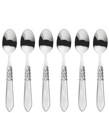 Melodia Mocha Spoons Set white