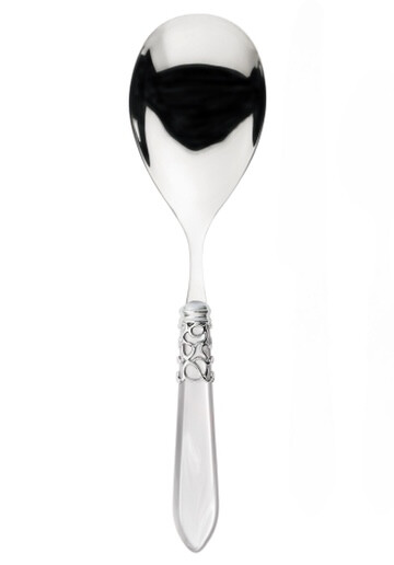 Melodia Rice Casserole Serving Spoon white