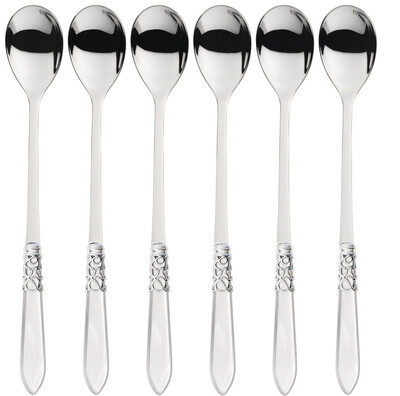 Melodia Cocktail Spoons Set white
