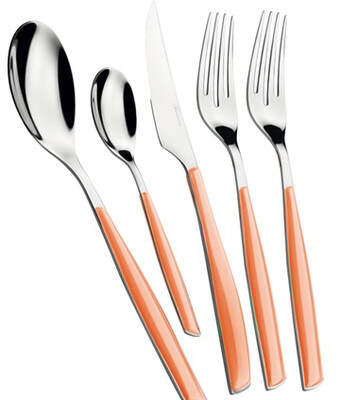 Glamour 5 Piece Place Setting melon Glamour 5 Piece Place Setting melon