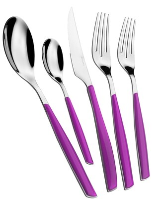 Glamour 5 Piece Place Setting iris Glamour 5 Piece Place Setting iris