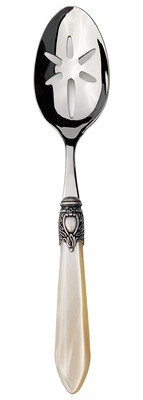 Oxford Slotted Serving Spoon ivory Oxford Slotted Serving Spoon ivory