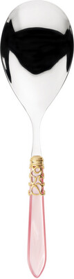 Melodia Gold Rice Serving Spoon pink