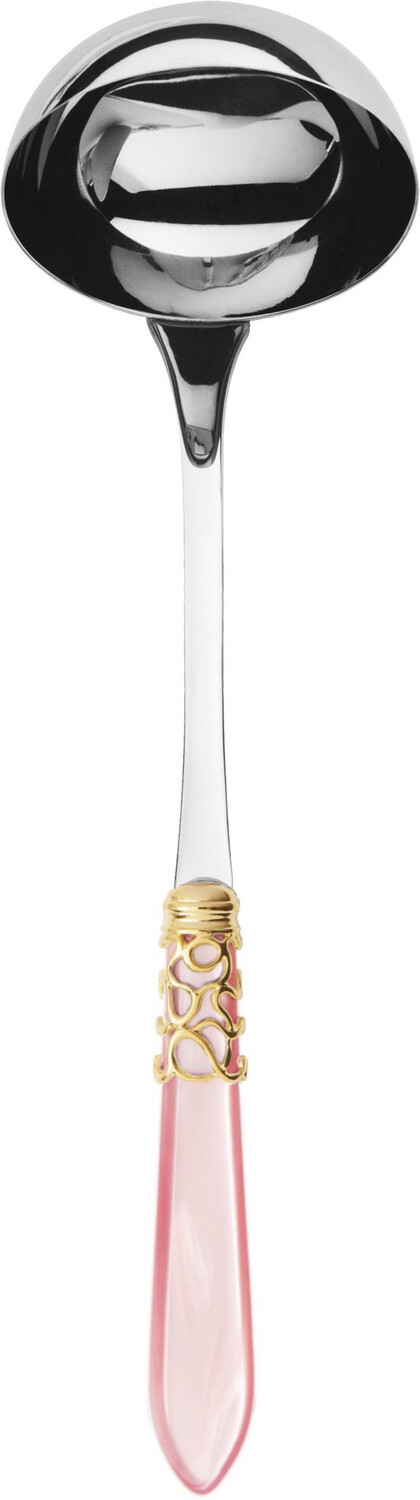 Melodia Gold Soup Ladle pink