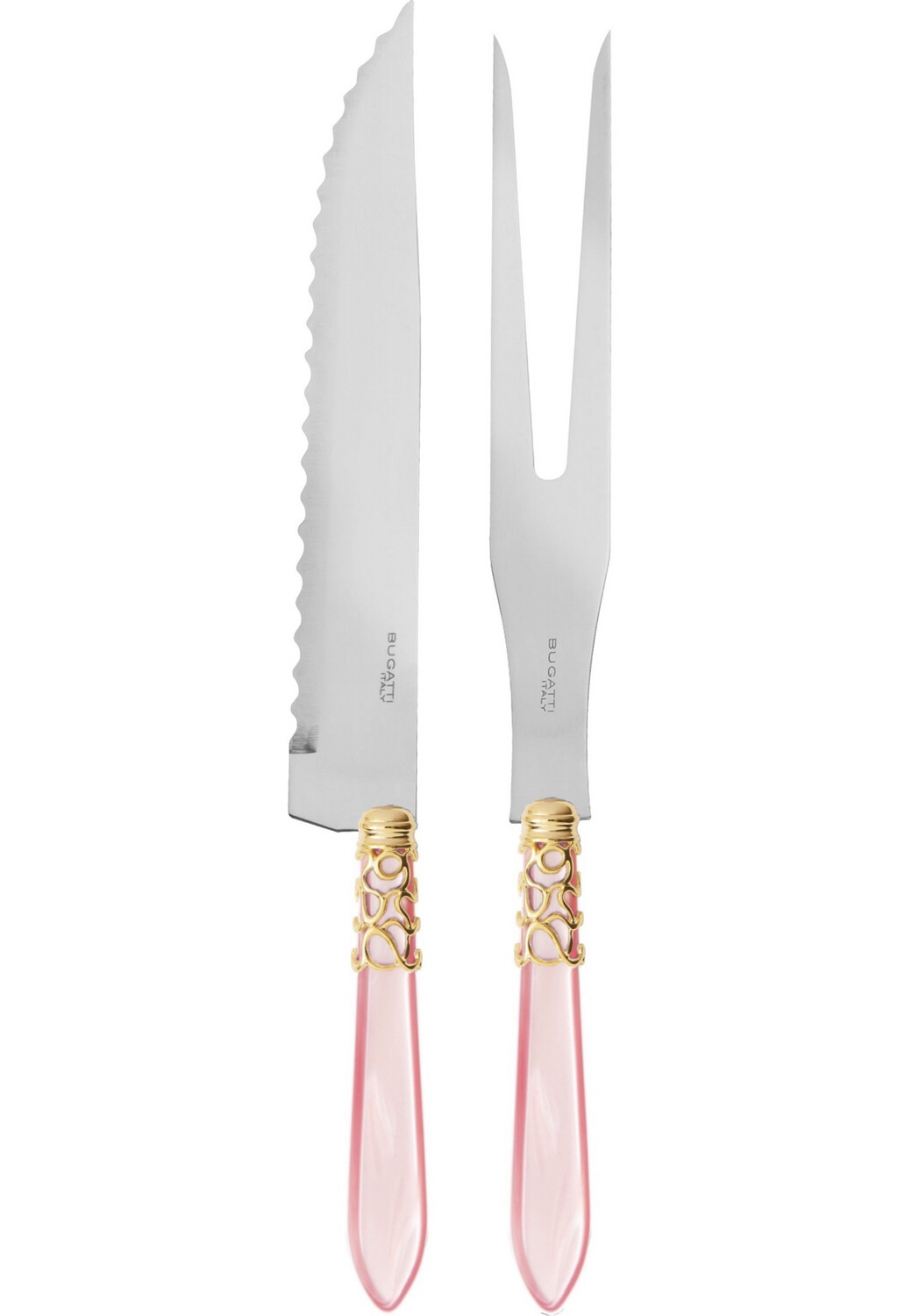 Melodia Gold Ring Carving Set pink