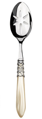 Melodia Slotted Serving Spoon ivory Melodia Slotted Serving Spoon ivory