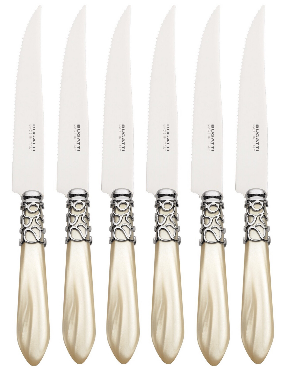 Melodia Steak Knives Set ivory
